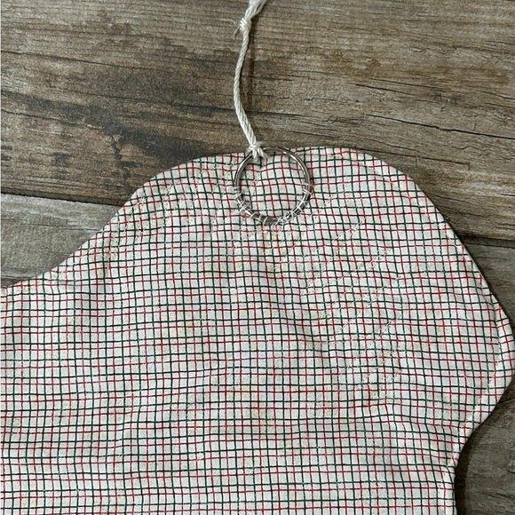 Vintage Hand Quilted Fabric c Santa Clause Wall Door Hanging Christmas  Decor - Picture 9 of 9